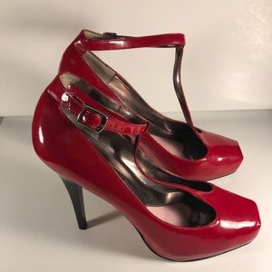 Paris Hilton Patent Leather High Heel Mary Jane